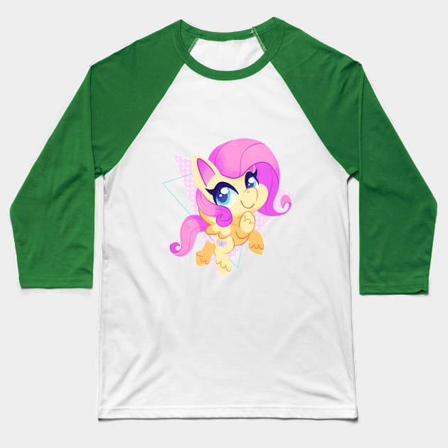 Pony Life - Flutter Baseball T-Shirt by sharmie